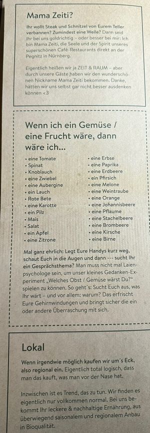   at Zeit & Raum in Nuremberg