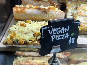 VG pizza   at Bohemian Bakery in Christchurch