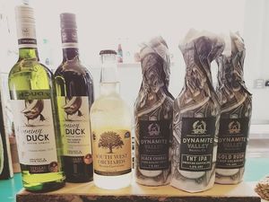 Vegan beers from Ponsanooth and pesticide and sulphite free wine at Cantina in Penryn