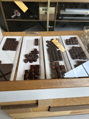 vegan assortment  at Chocoholic in Rotterdam