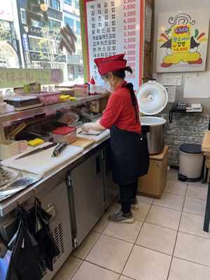   at Gimbap Cheongug Central Branch in Sokcho