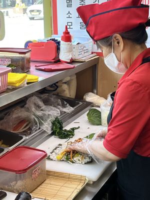   at Gimbap Cheongug Central Branch in Sokcho