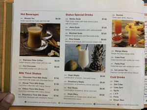 Hot & cold drinks   at Status in Auckland