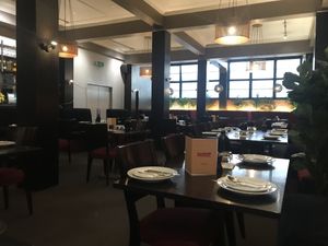 Back of restaurant at Status in Auckland