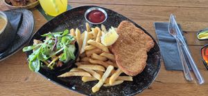 ✨️Super tender Schnitzel✨️ at ALEX in Hamburg