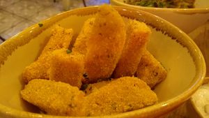 Polenta & oregano fries at Alvarium in Manchester