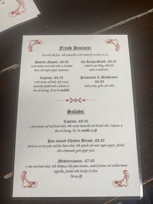 Lunch menu 2, June 2022  at The Shakespeare Inn in Bridgnorth
