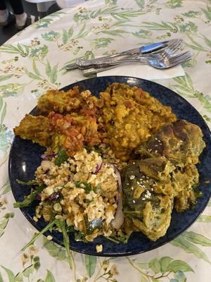   at 1Two1 Vegan Café in Springwood