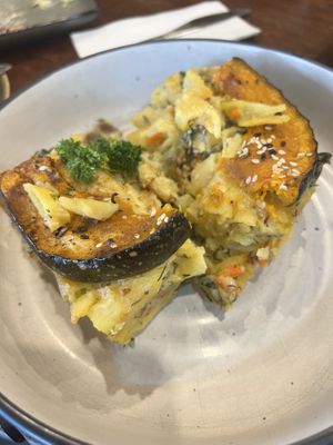   at 1Two1 Vegan Café in Springwood