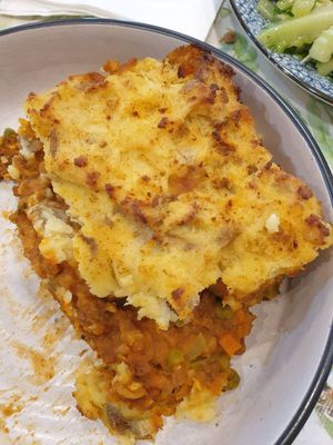 Shepherd's Pie $17.50 at 1Two1 Vegan Café in Springwood