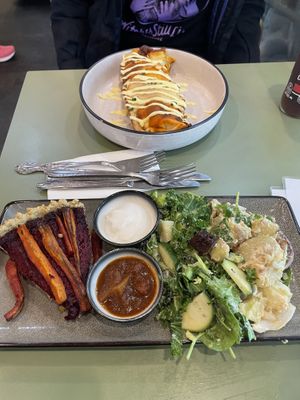   at 1Two1 Vegan Café in Springwood