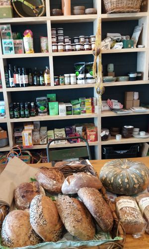 Freshly baked bread. at 1Two1 Vegan Café in Springwood