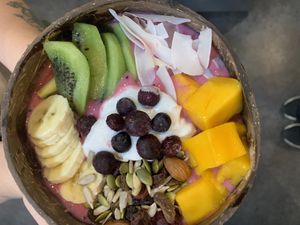 Breakfast bowl of beauty!  at 1Two1 Vegan Café in Springwood