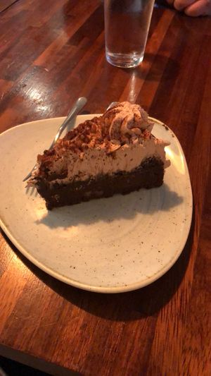 Brownie cake  at Blu Bar in Barcelona