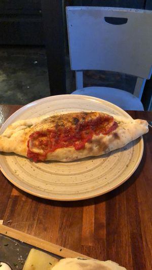 Calzone at Blu Bar in Barcelona