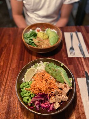 Poké Bowl  at Blu Bar in Barcelona