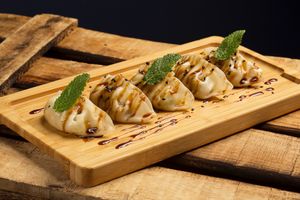 Gyozas at Blu Bar in Barcelona