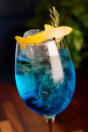 Organic Blu Sangria at Blu Bar in Barcelona