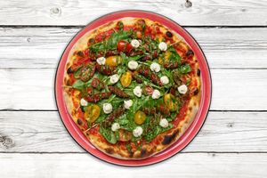 Pizza Popeye at Blu Bar in Barcelona