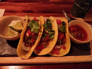 Tacos at Blu Bar in Barcelona