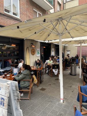 Terrace  at Blu Bar in Barcelona