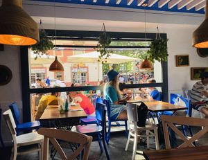 Very airy and open space   at Blu Bar in Barcelona