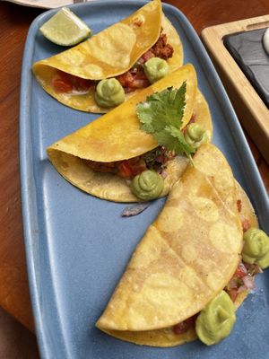 Tacos  at Blu Bar in Barcelona