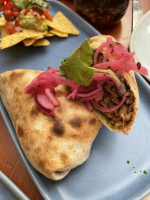 Burrito  at Blu Bar in Barcelona