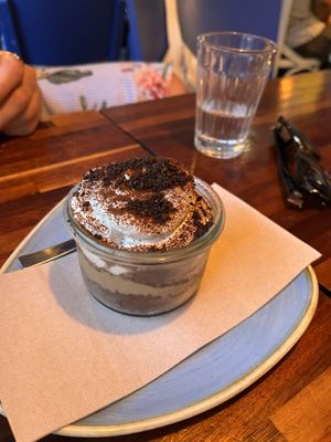 BEST TIRAMISU THIS SIDE OF ITALY  at Blu Bar in Barcelona