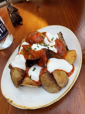 Bravas  at Blu Bar in Barcelona