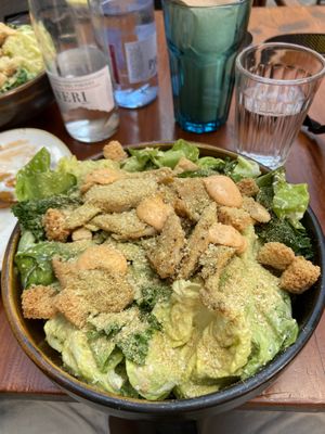Cesar salad 🥗   at Blu Bar in Barcelona