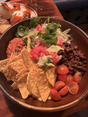 mexican bowl  at Blu Bar in Barcelona