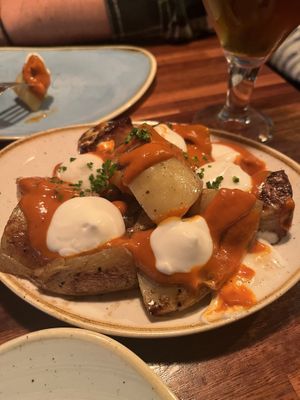 bravas  at Blu Bar in Barcelona