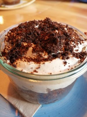 Tiramisú at Blu Bar in Barcelona