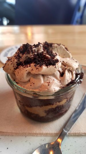 "Best Tiramisu this side of Italy" at Blu Bar in Barcelona