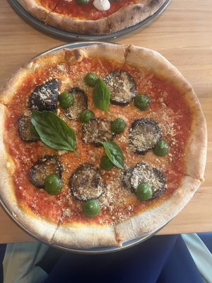 MELANZANE PIZZA  at Blu Bar in Barcelona