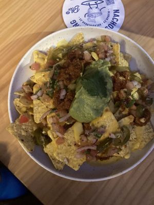 Nachos  at Blu Bar in Barcelona