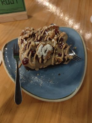 Banana bread at Blu Bar in Barcelona