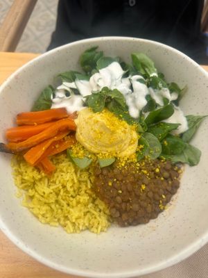 Buddha Bowl   at Blu Bar in Barcelona