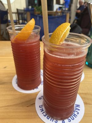 watermelon sangria   at Blu Bar in Barcelona