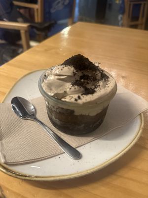 Tiramisu  at Blu Bar in Barcelona