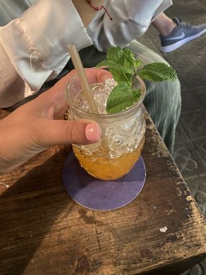 Drink  at Blu Bar in Barcelona