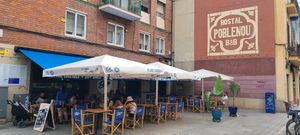 Dining area at Blu Bar in Barcelona