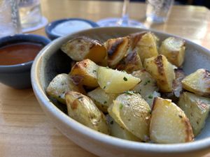 Bravas   at Blu Bar in Barcelona