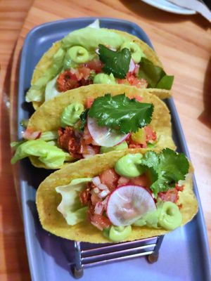 Tacos at Blu Bar in Barcelona