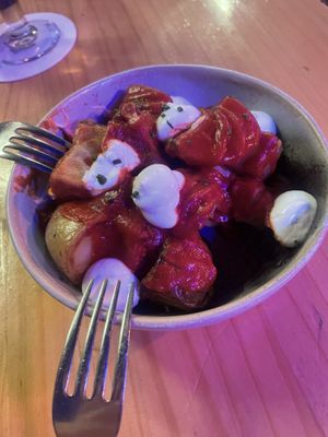 Bravas  at Blu Bar in Barcelona