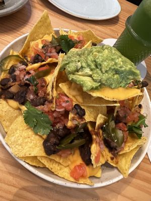 Nachos are great!  at Blu Bar in Barcelona