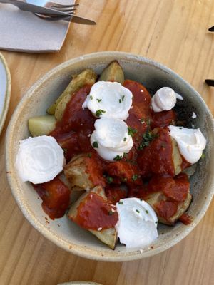 Bravas  at Blu Bar in Barcelona