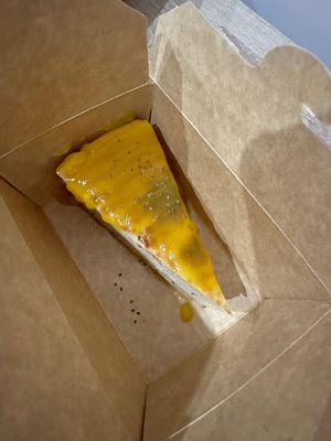 Passion Fruit Cheesecake at Blu Bar in Barcelona