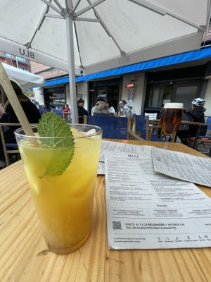 Lemonade  at Blu Bar in Barcelona